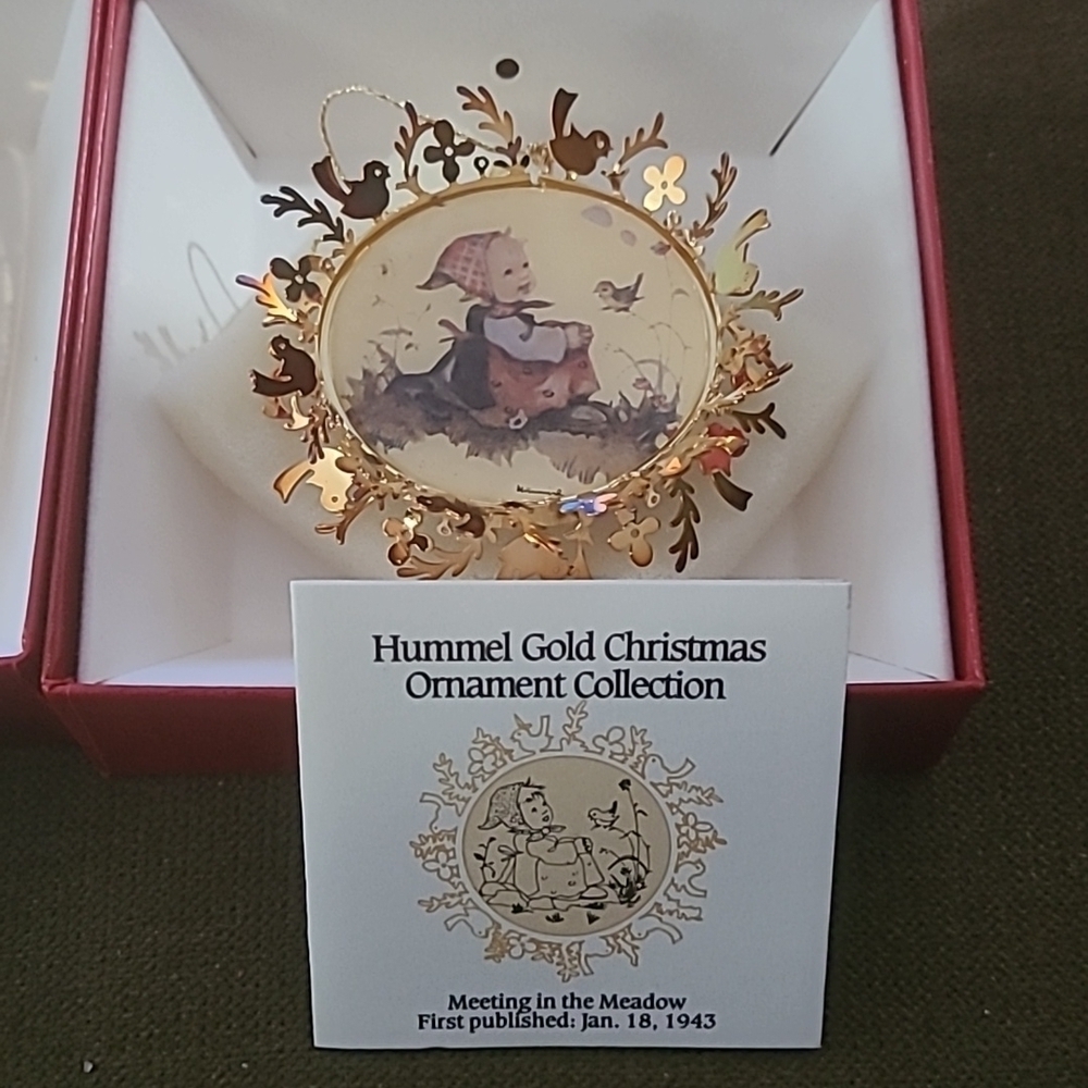 Hummel Gold Christmas Ormaments Collection Bundled - Picture 6 of 10